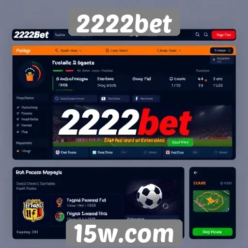 Análise das funcionalidades do site 2222bet